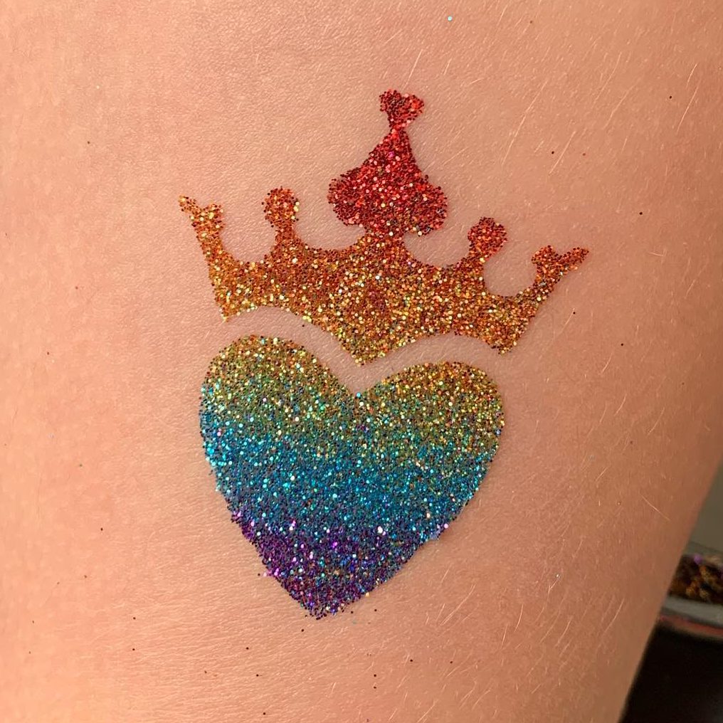 Glittertattoo